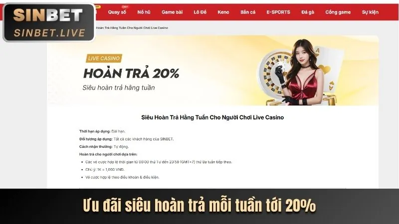 Hoàn trả thể thao 788BET